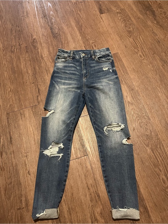 American Eagle Outfitters Denim - American Eagle Outfitters Distressed Blue Women's Jeggings